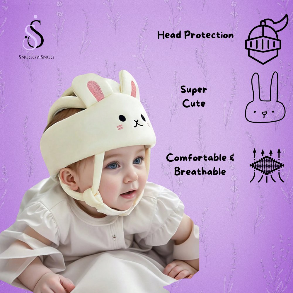 Extra Baby Safety Helmet – Soft Head Cushion for Crawling & Walking - SnuggySnug -
