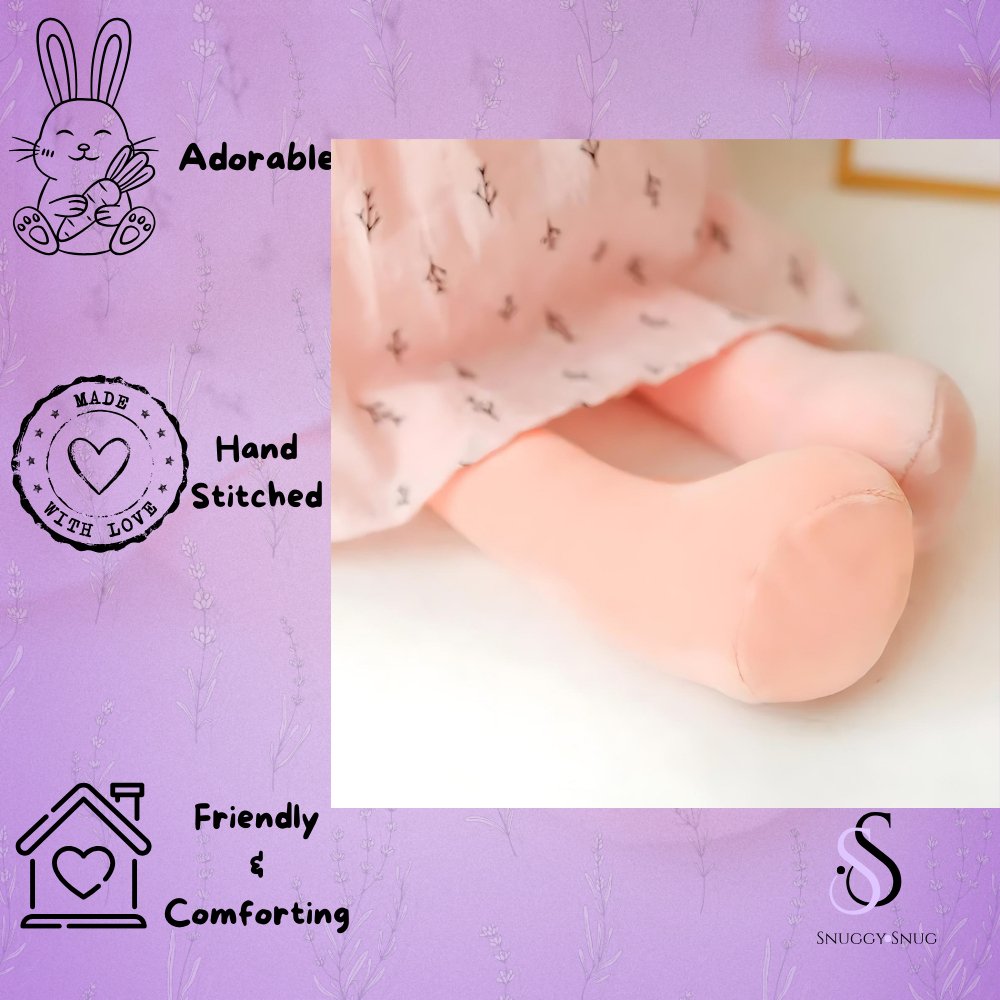 SnuggySnug Sister Bunnies – The Perfect Pair of Plush Companions - SnuggySnug - 